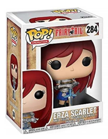 Figura Funko Pop! Animación Fairy Tail Erza Scarlet Modelo 284 | 14381