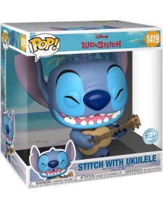 Figura Funko Pop! Disney Lilo y Stitch Stitch con Ukelele... 2