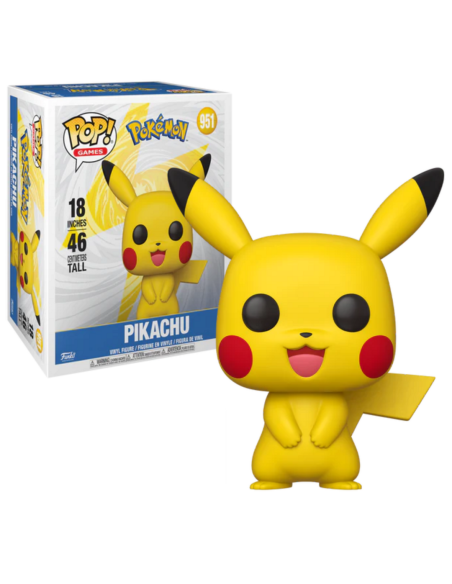 Figura Funko Pop! Mega Gigante Pokemon Pikachu 46 Cm Modelo 951 | 74231