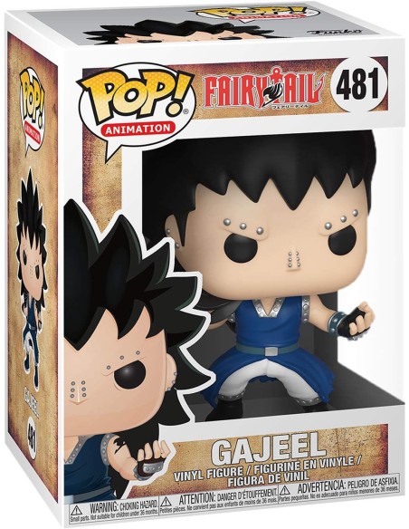 Figura Funko Pop! Animación Fairy Tail Gajeel Modelo 481 | 30604 | Outlet Caja Dañada
