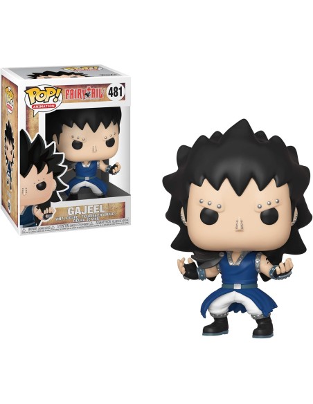 Figura Funko Pop! Animación Fairy Tail Gajeel Modelo 481 | 30604 | Outlet Caja Dañada