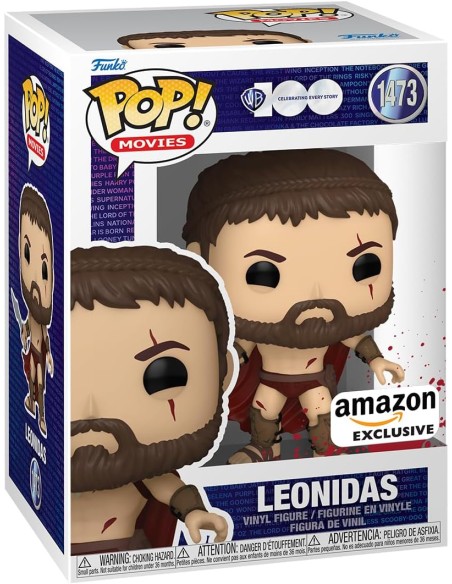 Figura Funko Pop! Películas 300 Leónidas Modelo 1473 | 74412