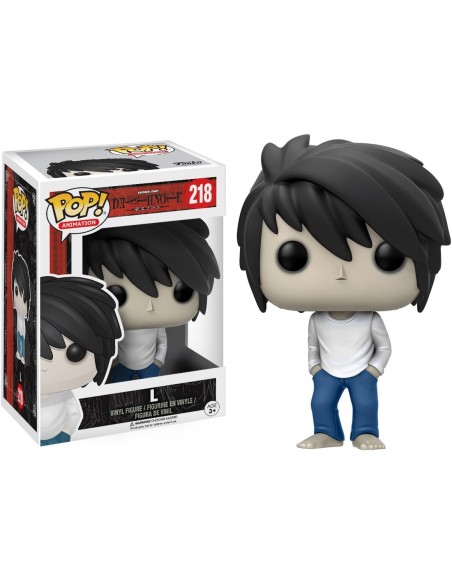 Figura Funko Pop! Animación Death Note L Modelo 218 | 06363 | Outlet Caja Dañada