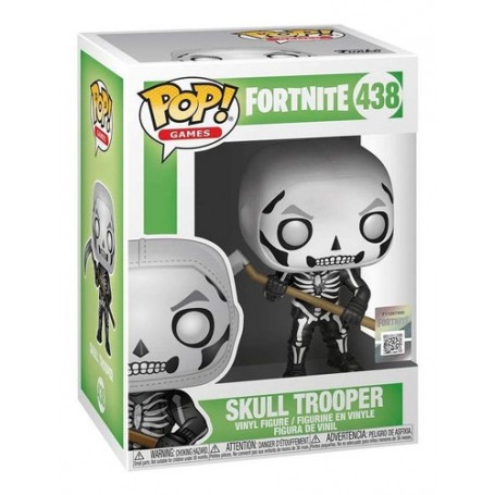 Figura Funko Pop! Juegos Fortnite Skull Trooper Modelo 438 | 40945 | Outlet | Caja Dañada