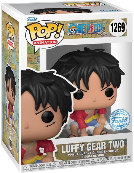 Figura Funko Pop! Animación One Piece Luffy Forma 2 Modelo 1269 | 62646  Edición Especial Funko