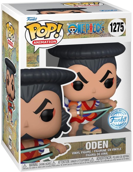 Figura Funko Pop! Animación One Piece Oden Modelo 1275 | 63215 Edición Especial de Funko