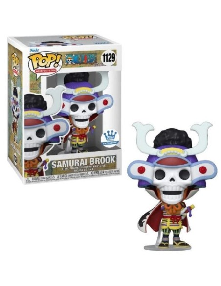 Figura Funko Pop! Animación One Piece Samurai Brook Modelo 1129 | 63219 Edición Exclusiva de Funko