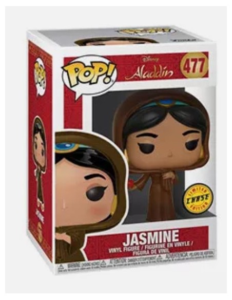 Figura Funko Pop! Disney Aladdin Jasmine Modelo 477 | 35754 Edición Chase