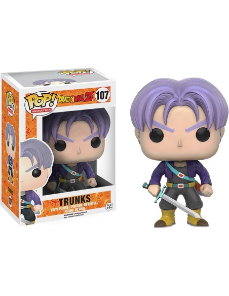 Figura Funko Pop! Bola de Dragón Z Trunks Modelo 107 | 07425