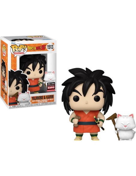 Figura Funko Pop! Bola de Dragón Z Yajirobe y Karin Modelo 107 | 76851 Edición Limitada Enterteinment Expo 2024