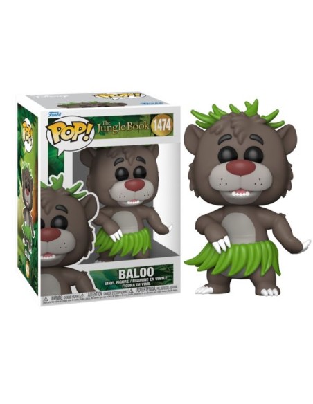 Figura Funko Pop! Disney El Libro de la Selva Baloo Modelo 1474 | 80787
