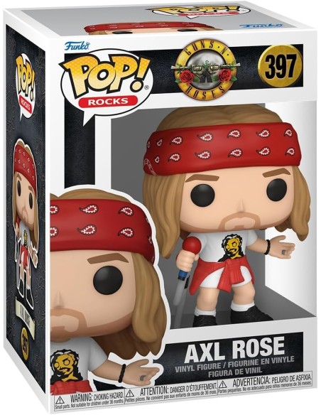 Figura Funko Pop! Rocks Guns N' Roses Axl Rose Modelo 397 | 80482