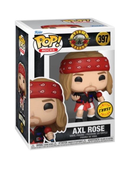 Figura Funko Pop! Rocks Guns N' Roses Axl Rose Modelo 397 | 80482 Edición Chase