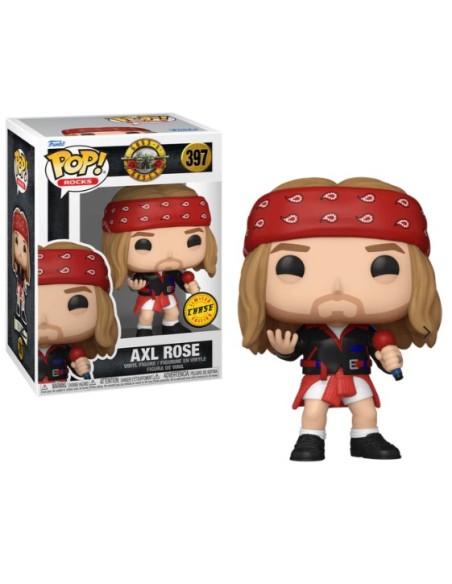 Figura Funko Pop! Rocks Guns N' Roses Axl Rose Modelo 397 | 80482 Edición Chase