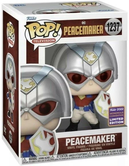 Figura Funko Pop! DC Comics Peacemaker Peacemaker Modelo 1237 | 63681 Edición Limitada Convención Wondrous 2022