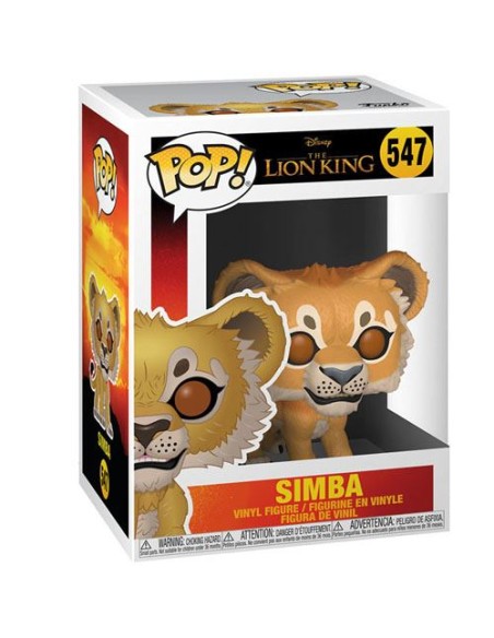 Figura Funko Pop! Disney El Rey León Simba Modelo 547 | 38543