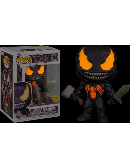 Figura Funko Pop! Marvel Venom Modelo 1141 | 68247 Edición Exclusiva Brilla en la Oscuridad