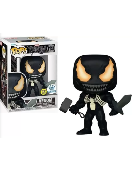Figura Funko Pop! Marvel Venom Modelo 1141 | 68247 Edición Exclusiva Brilla en la Oscuridad