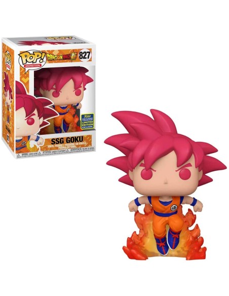 Figura Funko Pop! Bola de Dragón Z SSG Goku Modelo 827 | 47865 Exclusivo Edición Limitada Convención Verano 2020