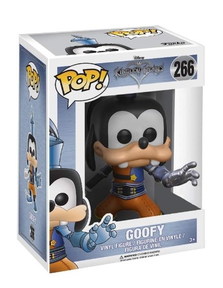 Figura Funko Pop! Disney Kingdom Hearts Goofy Modelo 266 | 12369 Exclusivo