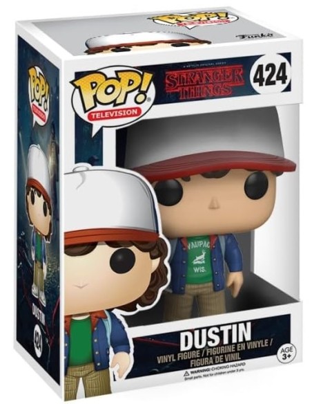 Figura Funko Pop! Televisión Stranger Things Dustin Modelo 424 | 13323
