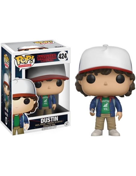 Figura Funko Pop! Televisión Stranger Things Dustin Modelo 424 | 13323