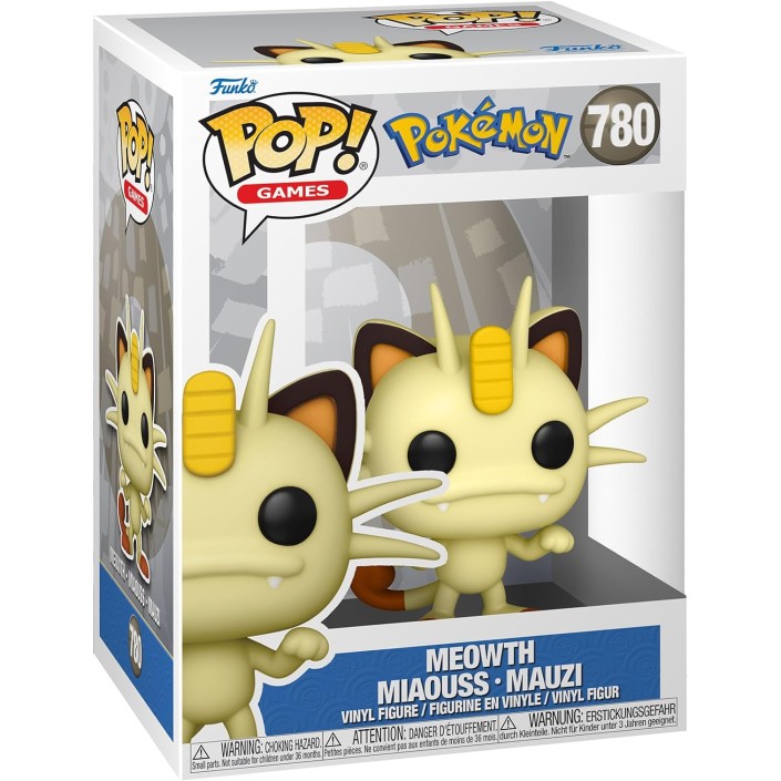 Figura Funko Pop! Juegos Pokémon Meowth Modelo...