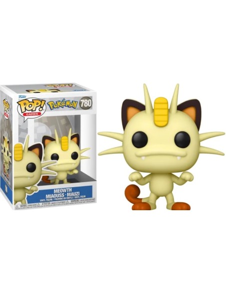 Figura Funko Pop! Juegos Pokémon Meowth Modelo 780 | 74630