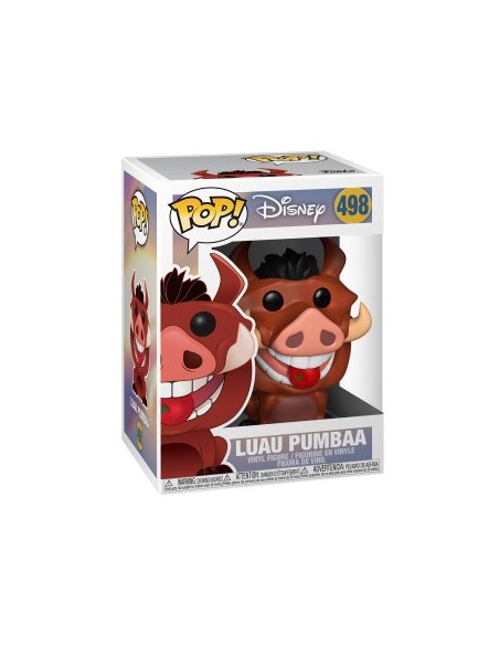 Figura Funko Pop! Disney El Rey León Luau Pumbaa Modelo 498 | 36402