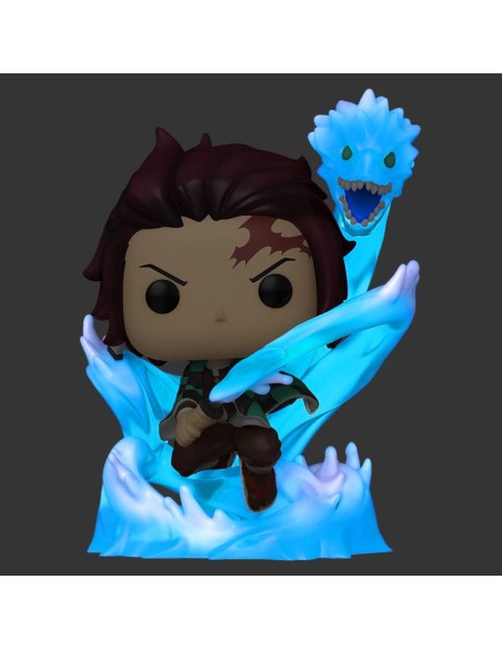 Figura Funko Pop! Demon Slayer Tanjiro Kamado Modelo 873 | 49680 Edición Especial Brilla en la Oscuridad