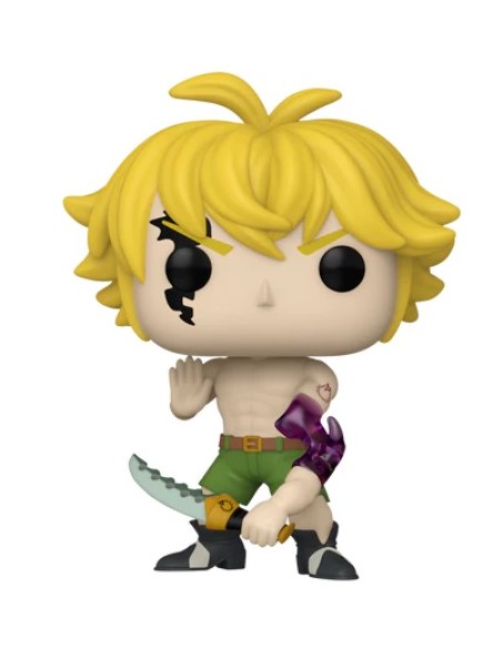 Figura Funko Pop! Animación The Seven Deadly Sins Meliodas Modelo 1344 | 63132 Edición Limitada Chase Brilla en la Oscuridad