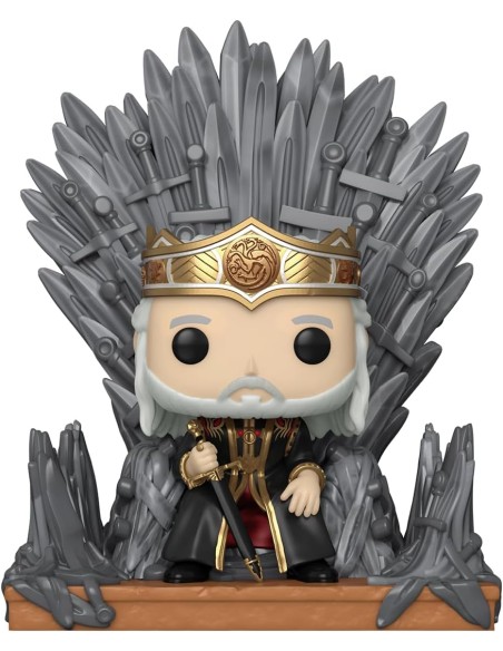 Figura Funko Pop! Televisión La Casa del Dragón Viserys en trono Modelo 12 | 76470