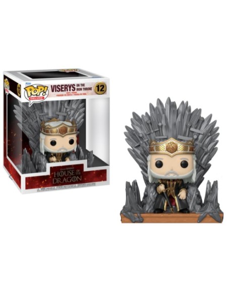 Figura Funko Pop! Televisión La Casa del Dragón Viserys en trono Modelo 12 | 76470
