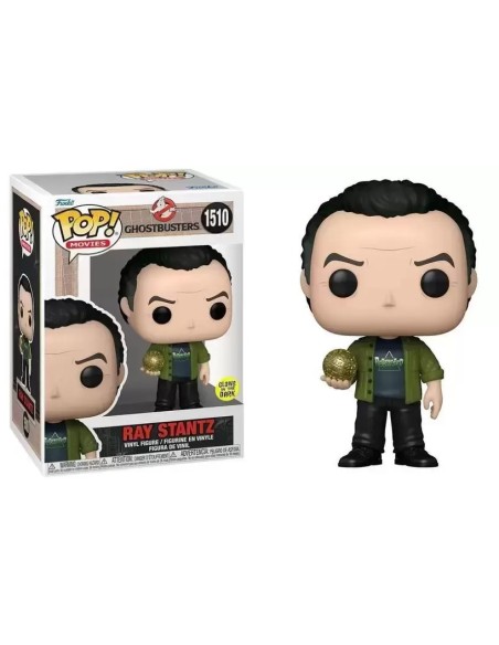 Figura Funko Pop! Películas Cazafantasmas Ray Stanzt Modelo 1510 | 73387 Brilla en la Oscuridad