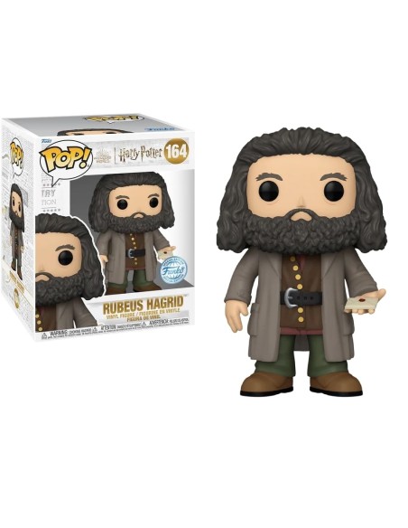 Figura Funko Pop! Harry Potter Rubeus Hagrid Modelo 164 | 77381 Tamaño Grande 15 cms Edición Especial de Funko