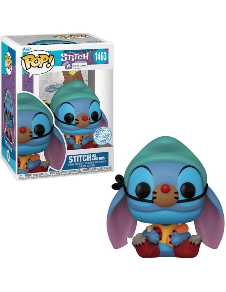 Figura Funko Pop! Disney Stitch Disfrazado de Gus-Gus Modelo 1463 | 78403 Edición Especial de Funko
