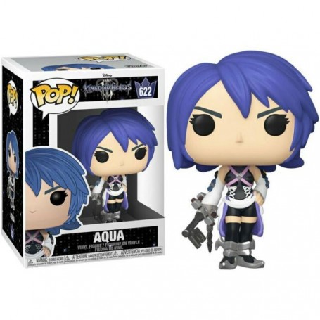 Figura Funko Pop! Juegos Kingdom Hearts 3 Aqua Modelo 622 | 39941 | Outlet Caja Dañada