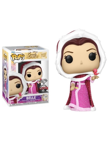 Figura Funko Pop! Disney La bella y la Bestia Bella Modelo 1137 | 58946 Diamond Collection Edición Especial de Funko