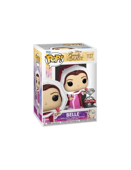 Figura Funko Pop! Disney La bella y la Bestia Bella Modelo 1137 | 58946 Diamond Collection Edición Especial de Funko