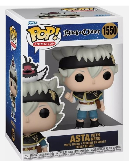 Figura Funko Pop! Animación Black Clover Asta con Nero Modelo 1550 | 72115