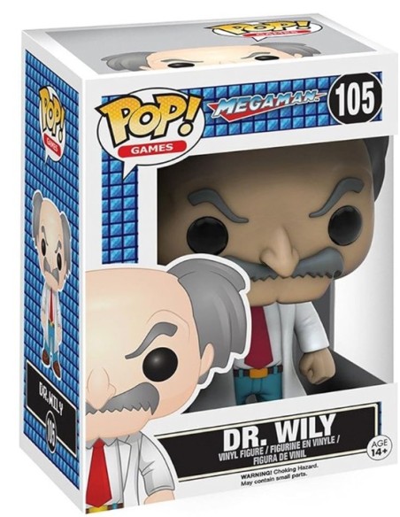 Figura Funko Pop! Juegos Megaman Dr. Wily Modelo 105 | 10349