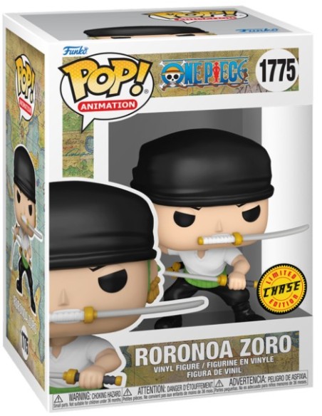 Figura Funko Pop! Animación One Piece Roronoa Zoro Modelo 1775 | 80369 Edición Chase