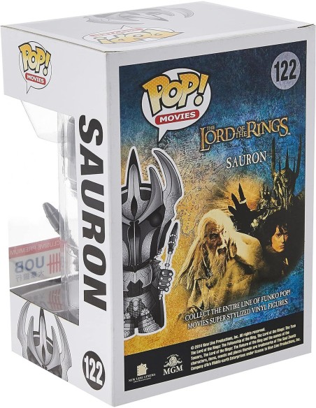 Figura Funko Pop! Películas El Señor de los Anillos Sauron Modelo 122 | 04580 | Outlet | Caja Dañada