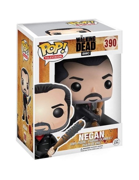 Figura Funko Pop! Series The Walking Dead Negan Modelo 390 | 11070 | Outlet Caja Dañada