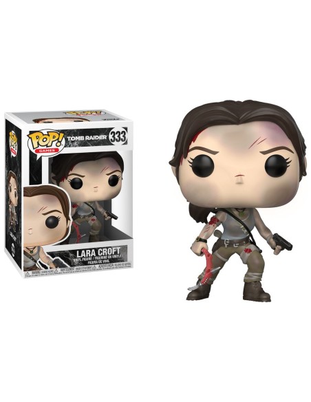 Figura Funko Pop! Juegos Tomb Raider Lara Croft Modelo 333 | 29007 | Outlet | Caja Dañada