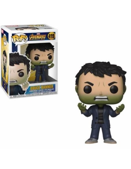 Figura Funko Pop! Marvel Avengers Infinity War Bruce Banner Modelo 419 | 35776
