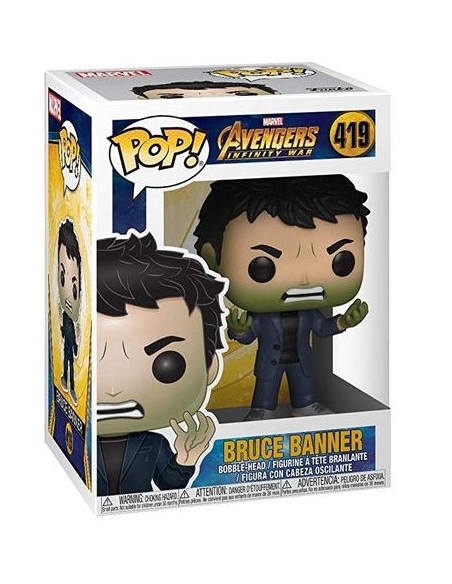 Figura Funko Pop! Marvel Avengers Infinity War Bruce Banner Modelo 419 | 35776