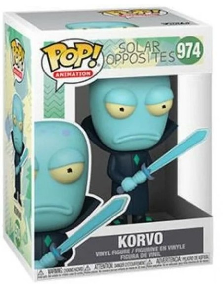 Figura Funko Pop! Animación Solar Opposites Korvo Modelo 974 | 55794