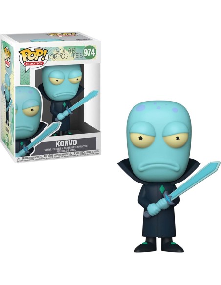 Figura Funko Pop! Animación Solar Opposites Korvo Modelo 974 | 55794