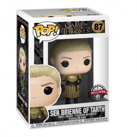 Figura Funko Pop! Televisión Juego de Tronos Ser Brienne Of Tarth Modelo 87 | 45047 Edición Especial | Outlet | Caja Dañada
